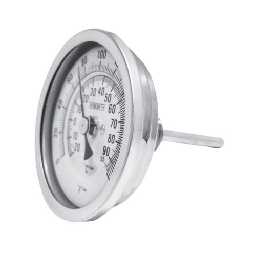 Termômetro bimetálico - BAC - AMETEK Pressure - com mostrador analógico / ºC / °F