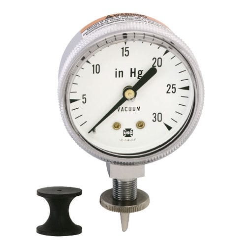 Vacuômetro com tubo de Bourdon - 534 - AMETEK Pressure - analógico
