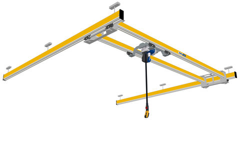 Ponte rolante de viga dupla - ZHB-X - ABUS Kransysteme GmbH - suspensa