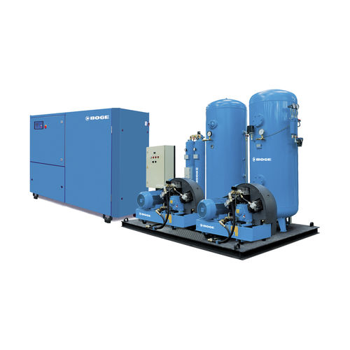 Grupo compressor de ar - FLEXPET  - BOGE - de parafuso / sem óleo