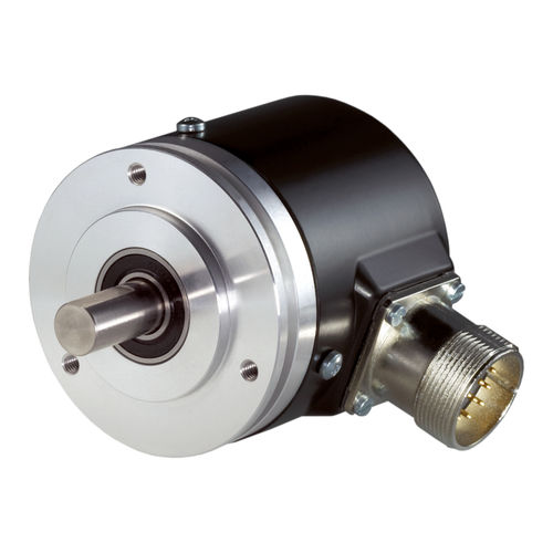 Encoder rotativo absoluto - AS580 - W+S Meßsysteme GmbH - 16 bits / de eixo oco / monovolta