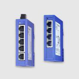Switch de rede gerenciável - GECKO series - HIRSCHMANN - 5 portas / para trilho DIN / rápido