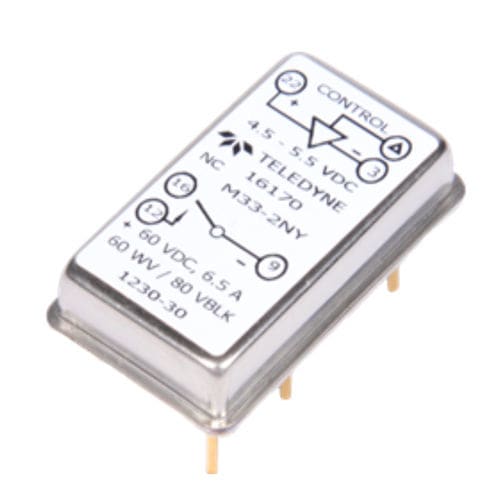 Relé de estado sólido CC - M33 series - Teledyne Relays - DIP / slim / para circuitos impressos