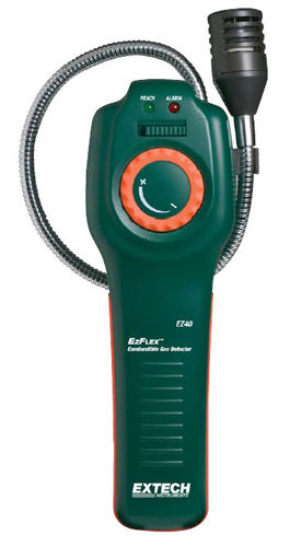 Detector de vazamento de gases inflamáveis - EZ40     - Extech - de parede / com alarme visual / por aspiração