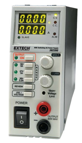 Fonte de alimentação elétrica de mesa - 382260   - Extech - CA/CC / chaveada