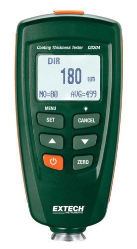Medidor de espessura de revestimento - CG204     - Extech - portátil / por correntes de Focault / com calibração automática
