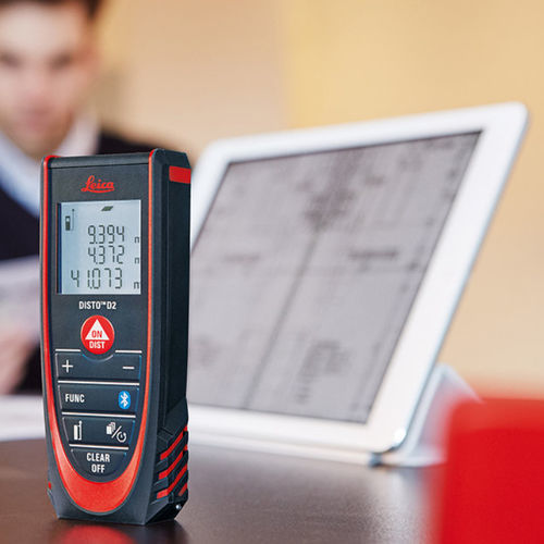 Medidor de distância a laser - DISTO™ D2 - Leica Geosystems - portátil / digital / com Bluetooth