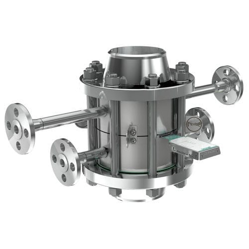 Suporte de disco de ruptura - REMBE® GmbH Safety+Control - metálico / flangeado