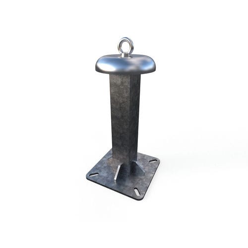 Ponto de ancoragem antiqueda em aço galvanizado - EEHL series - L'Echelle Européenne - em aço zincado / para telhado / para concreto