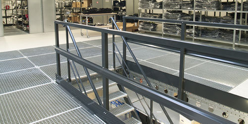 Mezanino industrial com sistema de organização - DEXION - de paletes / de piso / para estantes