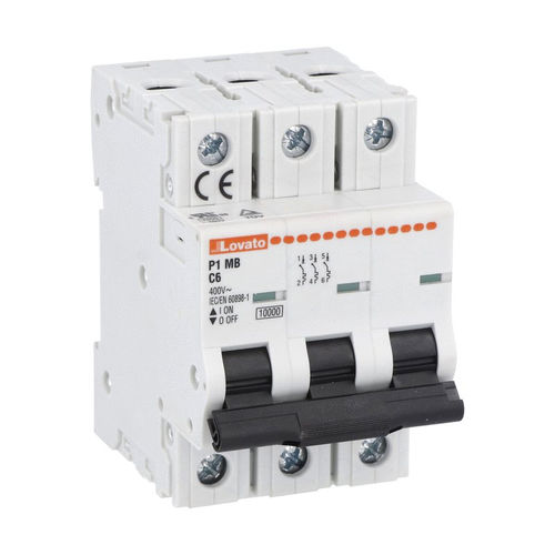 Disjuntor termomagnético - P1MB1 series - LOVATO ELECTRIC - de corrente / modular / em caixa moldada