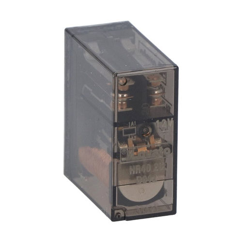 Relé eletromecânico miniatura - HR40 series - LOVATO ELECTRIC - 24 Vcc / 12 Vcc / IEC