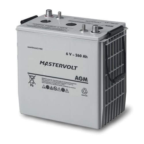 Bateria AGM - AGM 6/260 - Mastervolt - monobloco / 48 V / sem manutenção
