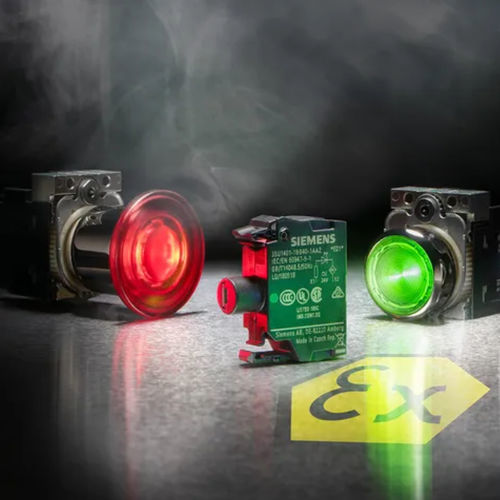 Botão de comando botão cogumelo - Siemens Safety Integrated - de freio de emergência / selado / ATEX