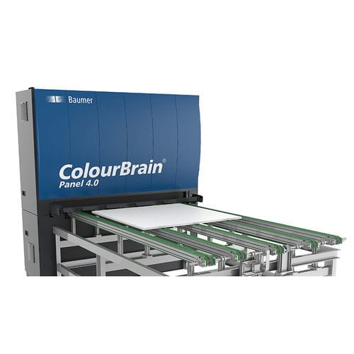 Máquina de inspeção óptica - ColourBrain® Panel 4.0 - Baumer Inspection - de superfície / industrial / automática