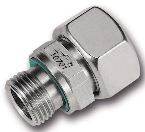 Conexão com anel de corte - SR-512G - Schwer Fittings - hidráulica / de roscar / reta
