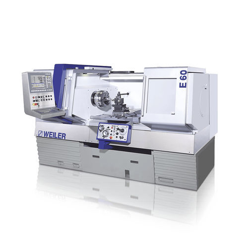 Torno CNC - E 60 - WEILER Werkzeugmaschinen - horizontal / de 2 eixos / para uso intensivo