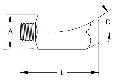 Bico de pulverização - 0.024 - 0.408", max. 150 psi | FP series - BEX - de ar comprimido / de jato plano / de impacto forte