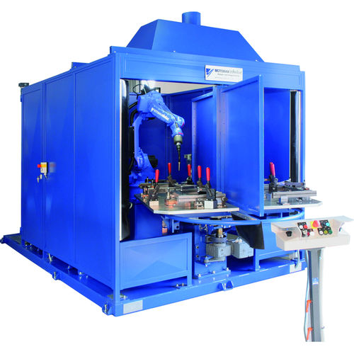 Célula robotizada de soldagem - MOTO-Compact RVE - YASKAWA Europe GmbH - para peças pequenas / compacta