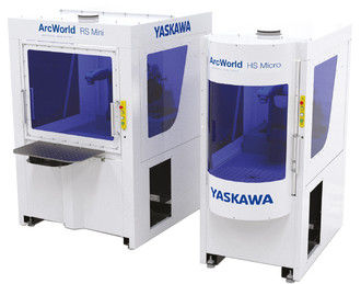 Célula robotizada de soldagem por arco - ArcWorld series - YASKAWA Europe GmbH - para máquina-ferramenta / compacta