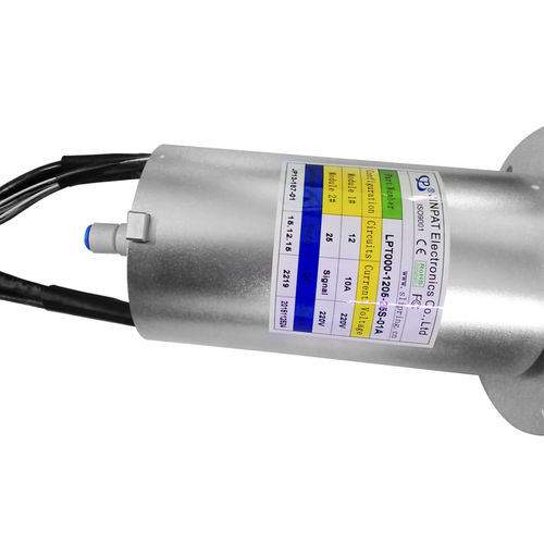 Anel coletor de eixo maciço - LPT000-1205-25S-01A - JINPAT Electronics Co., Ltd. - para aplicações industriais / em alumínio anodizado / IP54