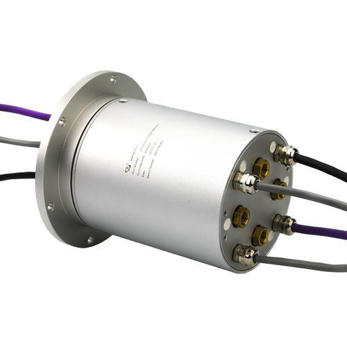 Anel coletor eletropneumático - LPT000-0415-0406-04S-04A - JINPAT Electronics Co., Ltd. - de eixo maciço / para aplicações industriais / em alumínio anodizado