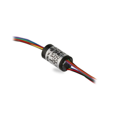 Anel coletor miniatura - LPMS-08E - JINPAT Electronics Co., Ltd. - de cápsula / para mesa rotativa / para antenas de radar