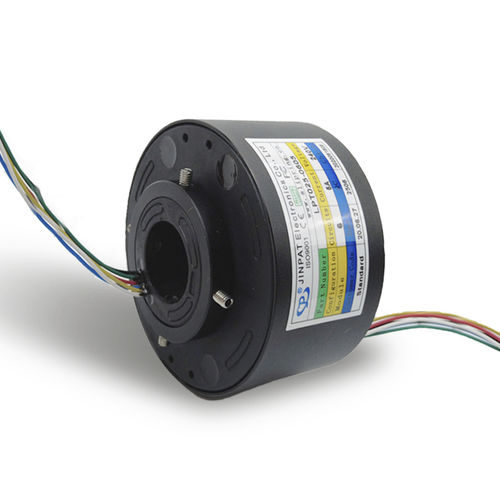 Anel coletor com centro furado - LPT025-0605 - JINPAT Electronics Co., Ltd. - para grua / com escovas multifilamentos