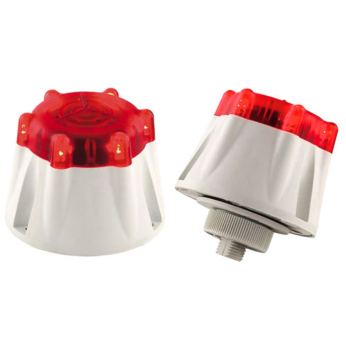 Sinalizador sonoro com luz fixa - BIMF - SIRENA S.p.A. - com flashes de luz / IP55 / CE