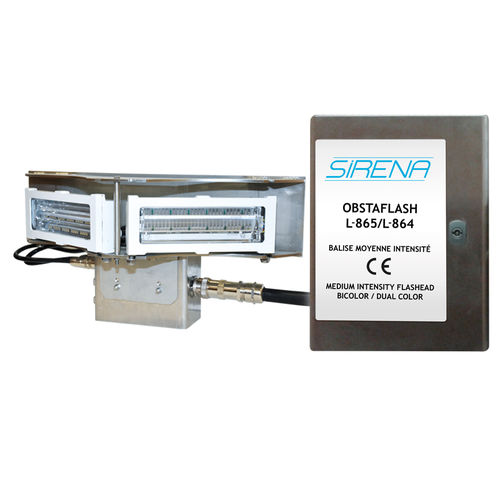 Avisador luminoso - KIT OBSTAFLASH 120° 110/240V AC - SIRENA S.p.A. - IP66