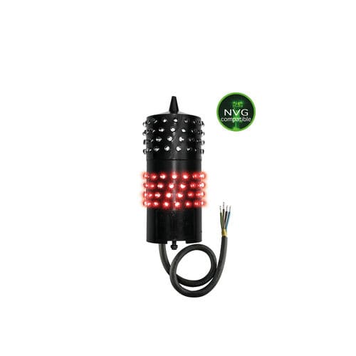 Sinalizador de obstáculos de LED - NAVILITE IR 48V - SIRENA S.p.A. - de baixa intensidade / de aviso / vermelho