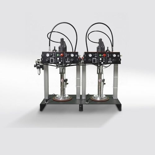 Bomba para graxa elétrica - LubriLine - DOPAG - Metering, Mixing and Dispensing Technology - com disco seguidor