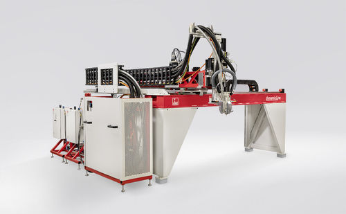 Robô cartesiano - dynamicLine - DOPAG - Metering, Mixing and Dispensing Technology - de 3 eixos / de dosagem / de piso