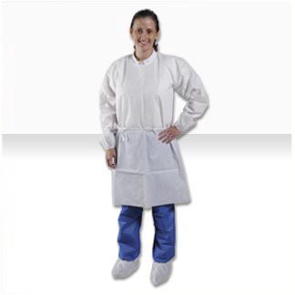 Guarda-pó de trabalho - BarrierTech® GN-22524-3   - ALPHA PRO TECH - de proteção química / para a indústria química / de mulher