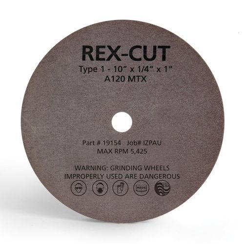Rebolo de acabamento - 161103 - Rex-Cut Abrasives - de rebarbagem / plano / metálico