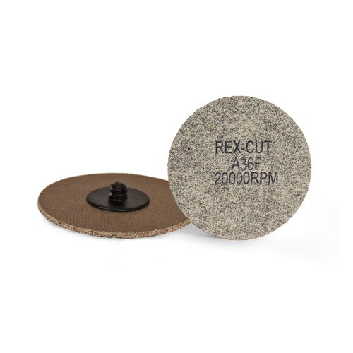 Disco abrasivo de óxido de alumínio - Max - Rex-Cut Abrasives - para acabamento / de retificação / para rebarbagem