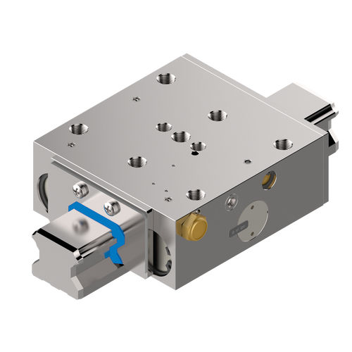 Elemento de fixação/frenagem pneumático - UBPS series - ZIMMER GROUP - de trilho / para guia de perfis / de segurança
