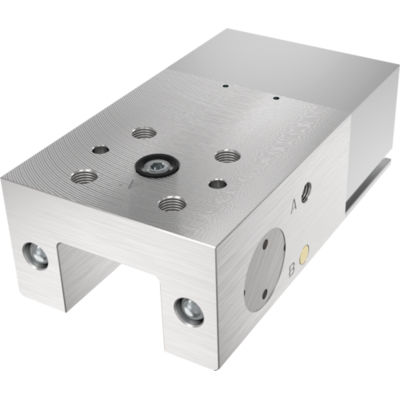 Elemento de fixação pneumático - LKPS series - ZIMMER GROUP - de trilho / para guia de perfis / de segurança