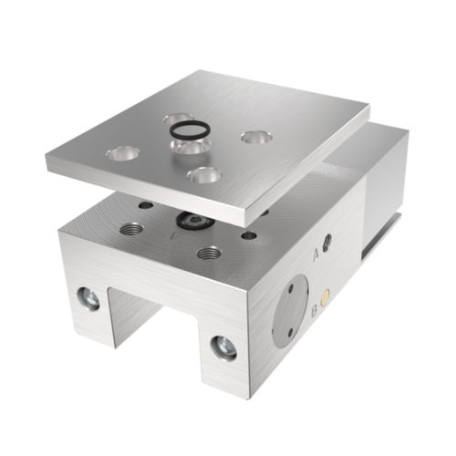 Elemento de fixação pneumático - LKPS series - ZIMMER GROUP - de trilho / para guia de perfis / de segurança