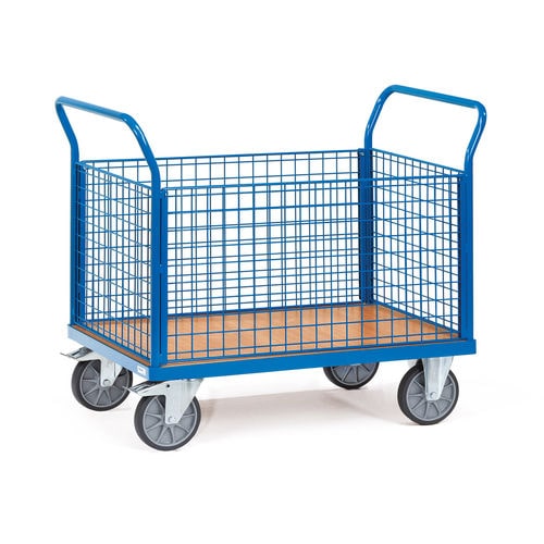 Carrinho de transporte - 1550 - fetra - em aço / com plataforma / multiuso