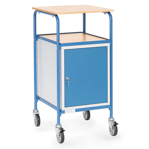 Armário para oficina - 5835 - fetra - com rodízios / de porta / de caixas