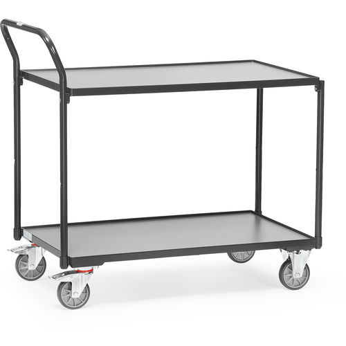 Carrinho de transporte - 2740-7016 - fetra - em aço / 2 níveis / multiuso