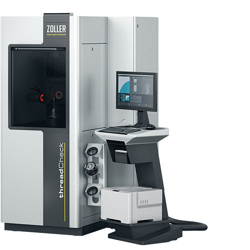 Máquina de medição de geometria - threadCheck - E. ZOLLER GmbH & Co. KG - de rugosidade / óptica / totalmente automática
