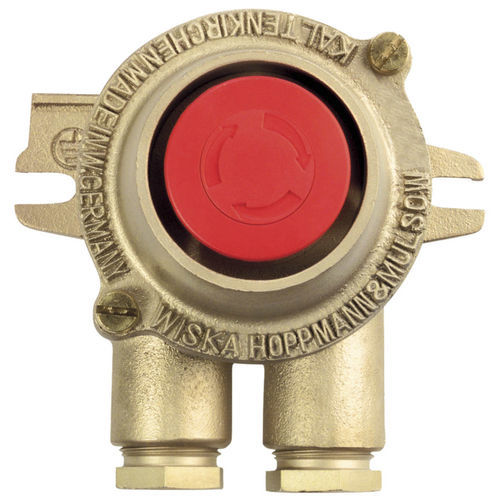 Botão de comando botão cogumelo - 722 series - WISKA Hoppmann GmbH - de freio de emergência / IP56