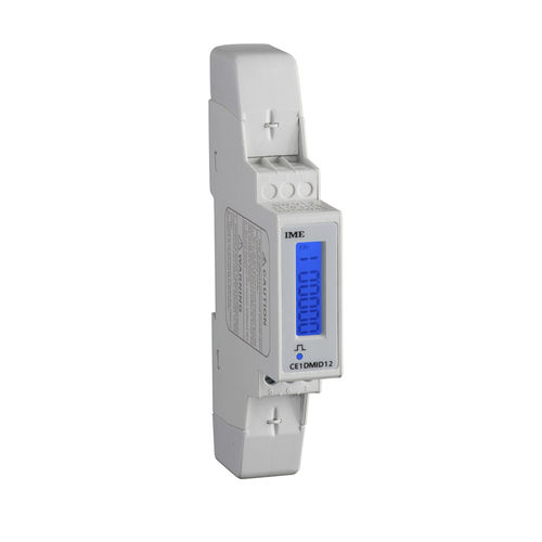 Medidor de energia elétrica monofásico - Conto D1 MID - IME Spa - para trilho DIN / certificado MID / com saída de pulsos