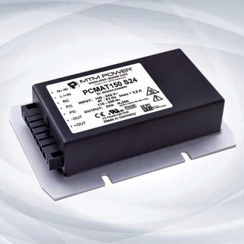 Fonte de alimentação elétrica encapsulada - PCMAT150 S series - MTM Power Messtechnik Mellenbach GmbH - CA/CC / com saída simples / CE