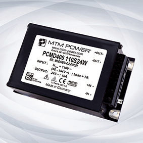 Conversor CC-CC montado em suporte - PCMD400 series  - MTM Power Messtechnik Mellenbach GmbH - industrial / com saída simples / com ampla faixa de entrada