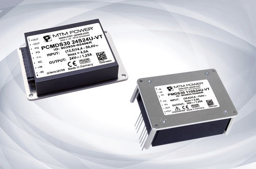 Conversor CC-CC montado em suporte - PCMDS30 series - MTM Power Messtechnik Mellenbach GmbH - industrial / com saída simples / com ampla faixa de entrada
