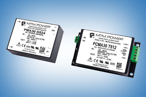 Fonte de alimentação elétrica para circuitos impressos - PMA30 T512 - MTM Power Messtechnik Mellenbach GmbH - CA/CC / com três saídas / CE