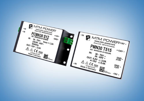 Fonte de alimentação elétrica para circuitos impressos - PMN30 S05 - MTM Power Messtechnik Mellenbach GmbH - CA/CC / com saída simples / CE